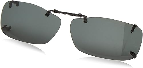 Solar Shield Clipon rectangular B 51polarizadas anteojos de sol