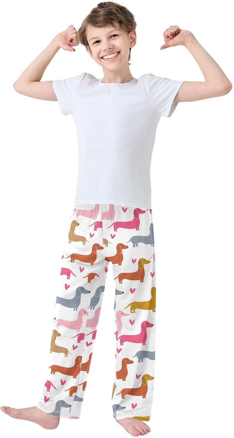 ALAZA Pajama Pants Long Soft Sleep Pant Pajama Bottoms pj pants for 6-14 Years - Image 2