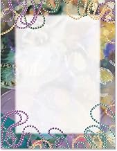 PaperDirect Jazzy Mardi Gras Jamboree Fiasco Invite Special Event Spring Theme Paper Stationery, Border Paper, Letterhead 8.5 x 11, 25 sheets, Elegant Premium Writing Paper, Decorative Printer Paper
