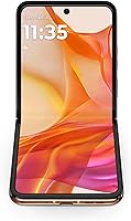 Vista 9 de Motorola razr+ 2024 Unlocked Made for US 12/256 50MP Camera Peach Fuzz