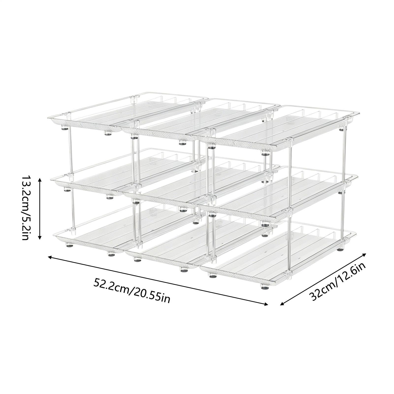 Distributore di conserve da cucina | Separatore regolabile impermeabile | Contenitore per conserve, per frigorifero, armadio, cucina, campeggio, dormitorio, garage, cremagliera