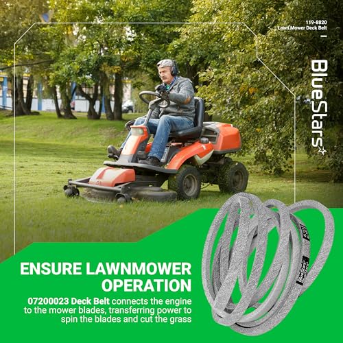Image of BlueStars 119-8820 Mower Drive Deck V-Belt | Aramid Cord | 1 /2 inch x 141.5 inch | Drive Deck V-Belt - For 50 inch Deck Toro Timecutter SS5000 SS5060 MX5060 74630 74361 74632 74635 74637 74641