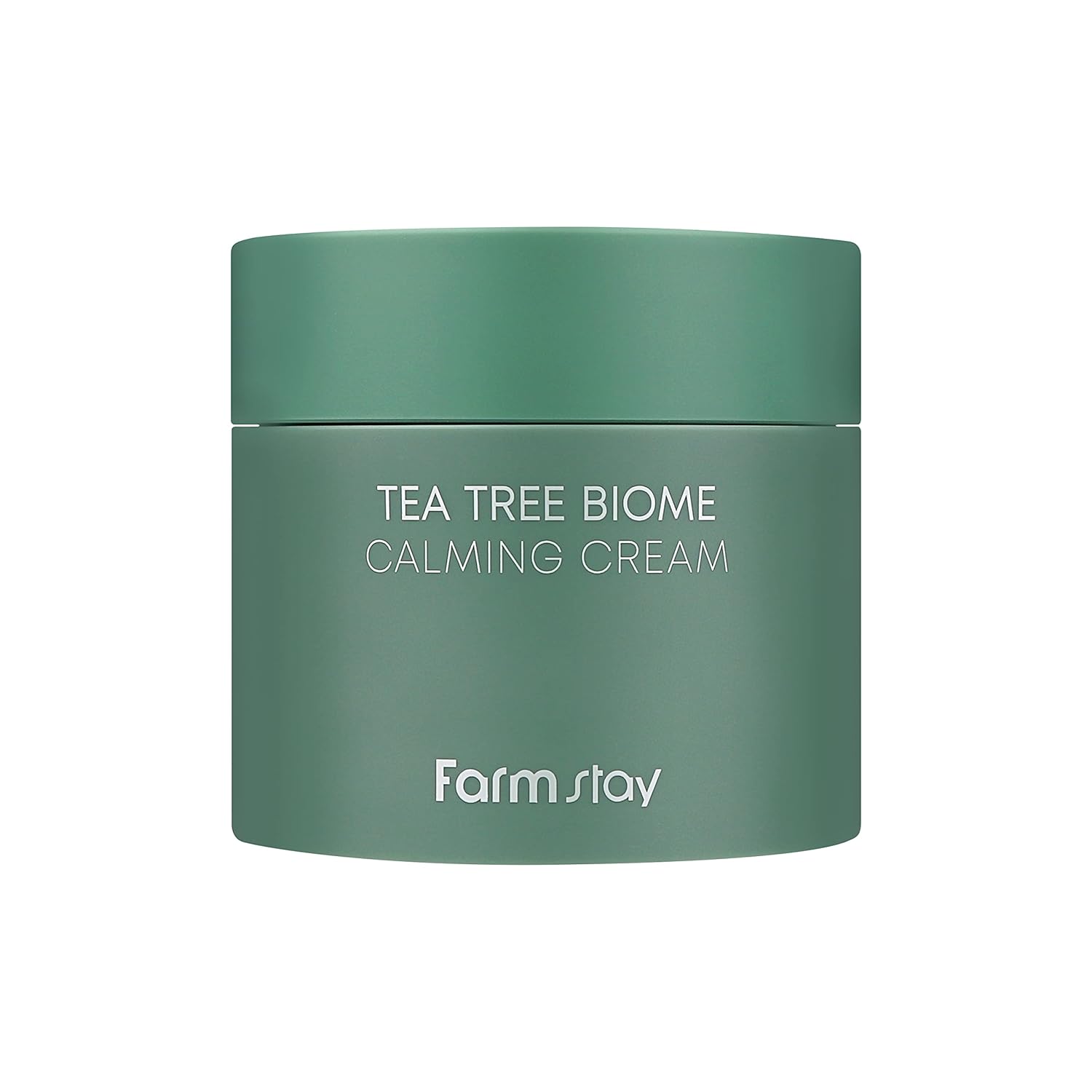 FARMSTAY TeaTree Biome Calming Cream - Day & Night Daily Face Moisturizer cream for Women & Men, Calming & Hydrating Cream for Dry, Sensitive, Itchy Skin, Acne, Korean Skin Care 2.70 Fl. Oz / 80ml