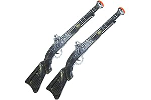 Exquisite Heavy-Duty Plastic 50 CM Long Fake Realistic Flintlocks Gun Prop