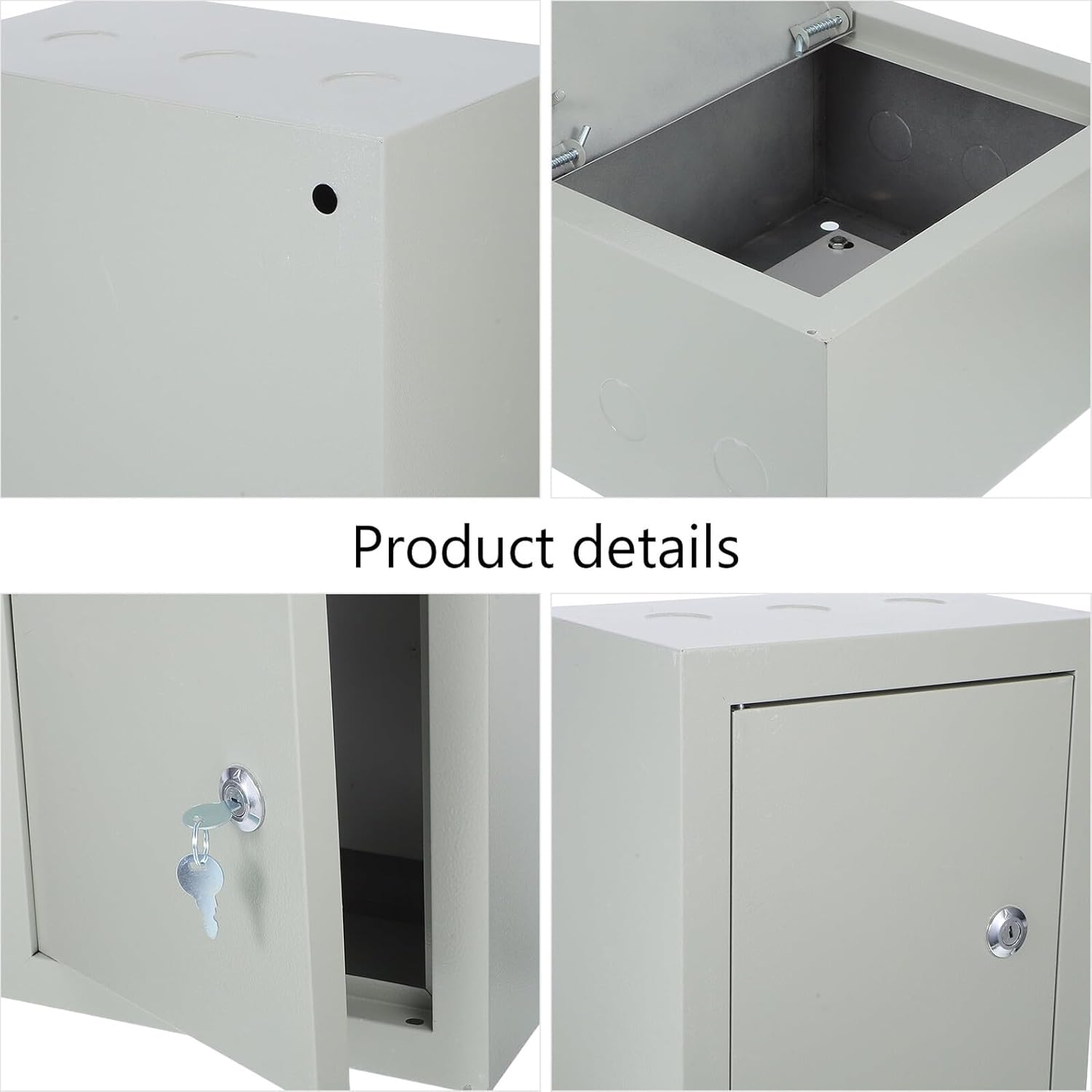 Heavy Duty Outdoor Electrical Box with Dustproof Sealing Junction Terminal Distribution Enclosure for Industrial Areas Street Lighting and Public Spaces Surface-Mounted for Easy