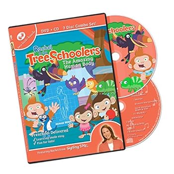 DVD TreeSchoolers: The Amazing Human Body DVD/CD Book