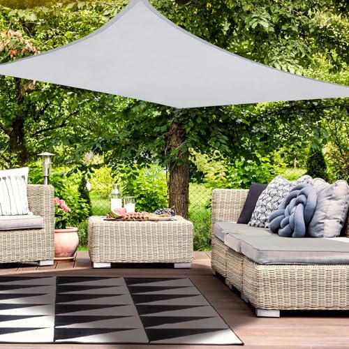 HAIKUS Sonnensegel Wasserdicht Rechteckig 3x3m Sonnenschutz Wasserabweisend Premium PES Polyester mit UV Schutz für Balkon Garten Terrasse Quadratisch...