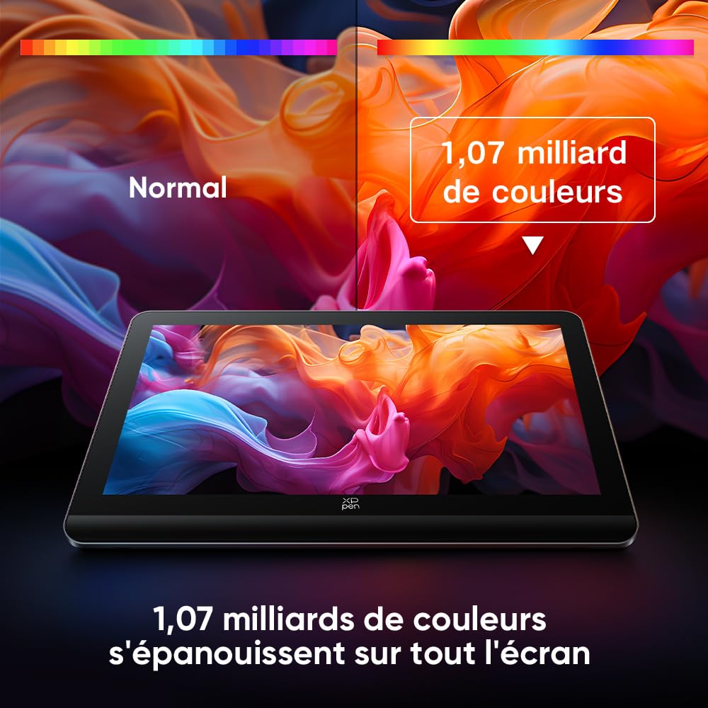 XPPen Artist Pro 19 (Gen 2) Tablette Dessin Graphique avec Écran 4K, Deux Stylet x3 Pro, ACK05 Mini Clavier Fourni, Compatible avec Windows macOS Android Chrome OS Linux