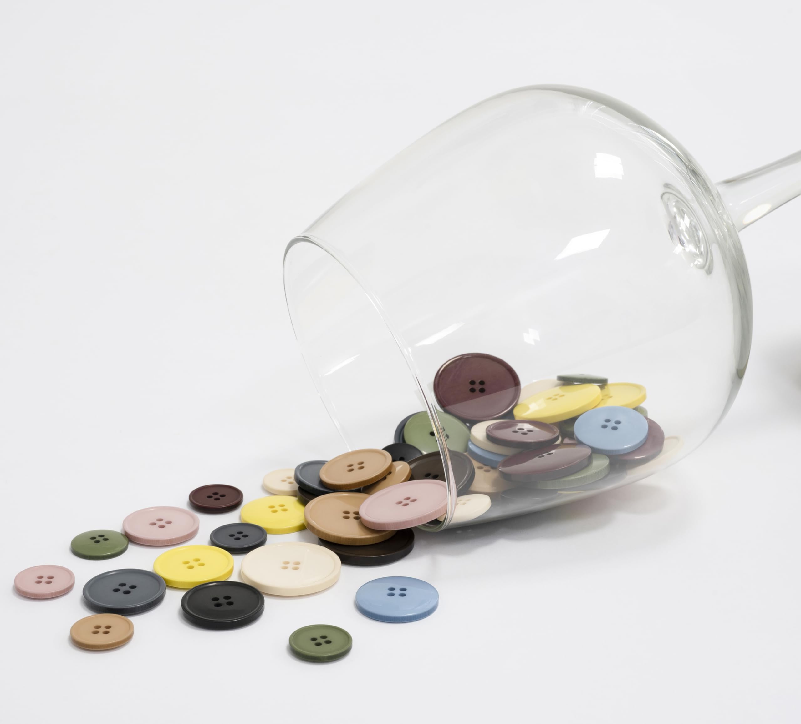 Set Di 10 Bottoni Rotondi In Metallo Ottone Invecchiato - Diametro 15 Mm, 2 Fori, Per Cucito E Merceria - Foto 4