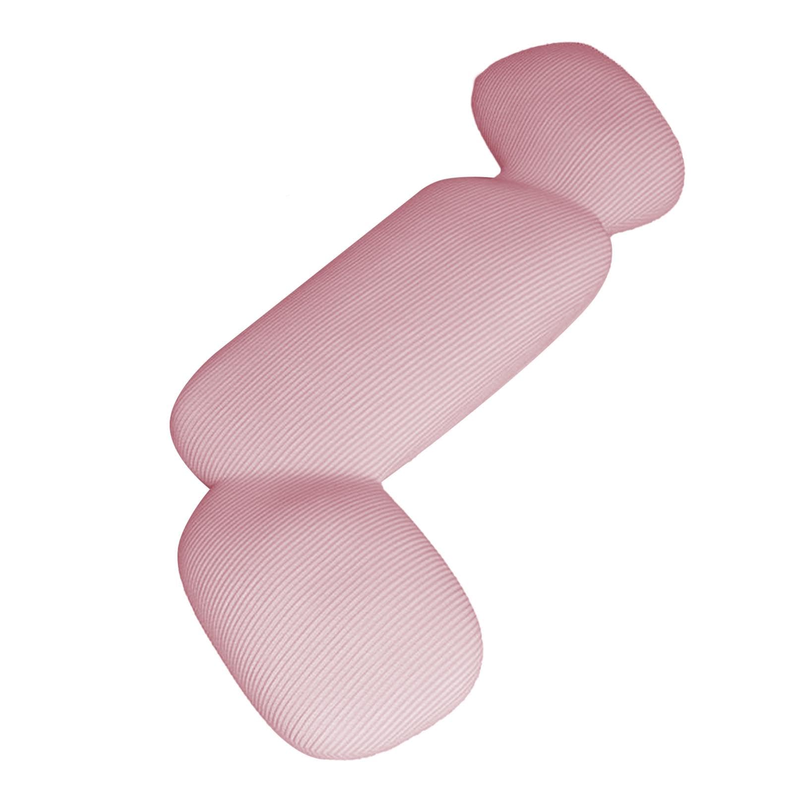 Almohada de cuerpo entero para adultos, almohada corporal para dormir de lado, almohada para dormir de lado en forma de caballito de mar, inserto de almohada largo y transpirable, inserto de