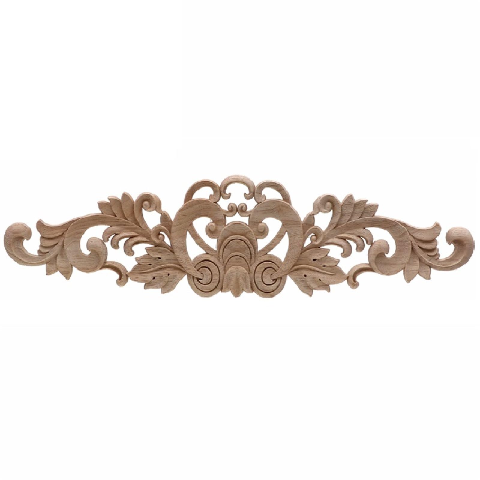 Moulures en bois, Moulures sculptées en bois, appliques en bois, appliques d'angle florales rétro, sculpture en bois vintage, décalcomanies de meubles, cadre d'armoire, décoration murale, artisanat(57