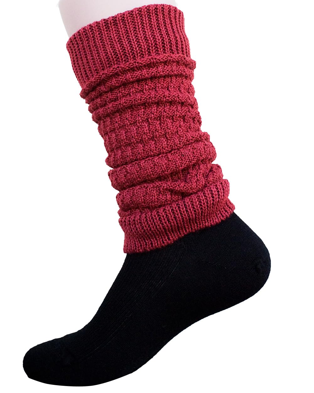 Grödo, Merino Leg Warmers Pique Pattern 100% Wool (kbT)