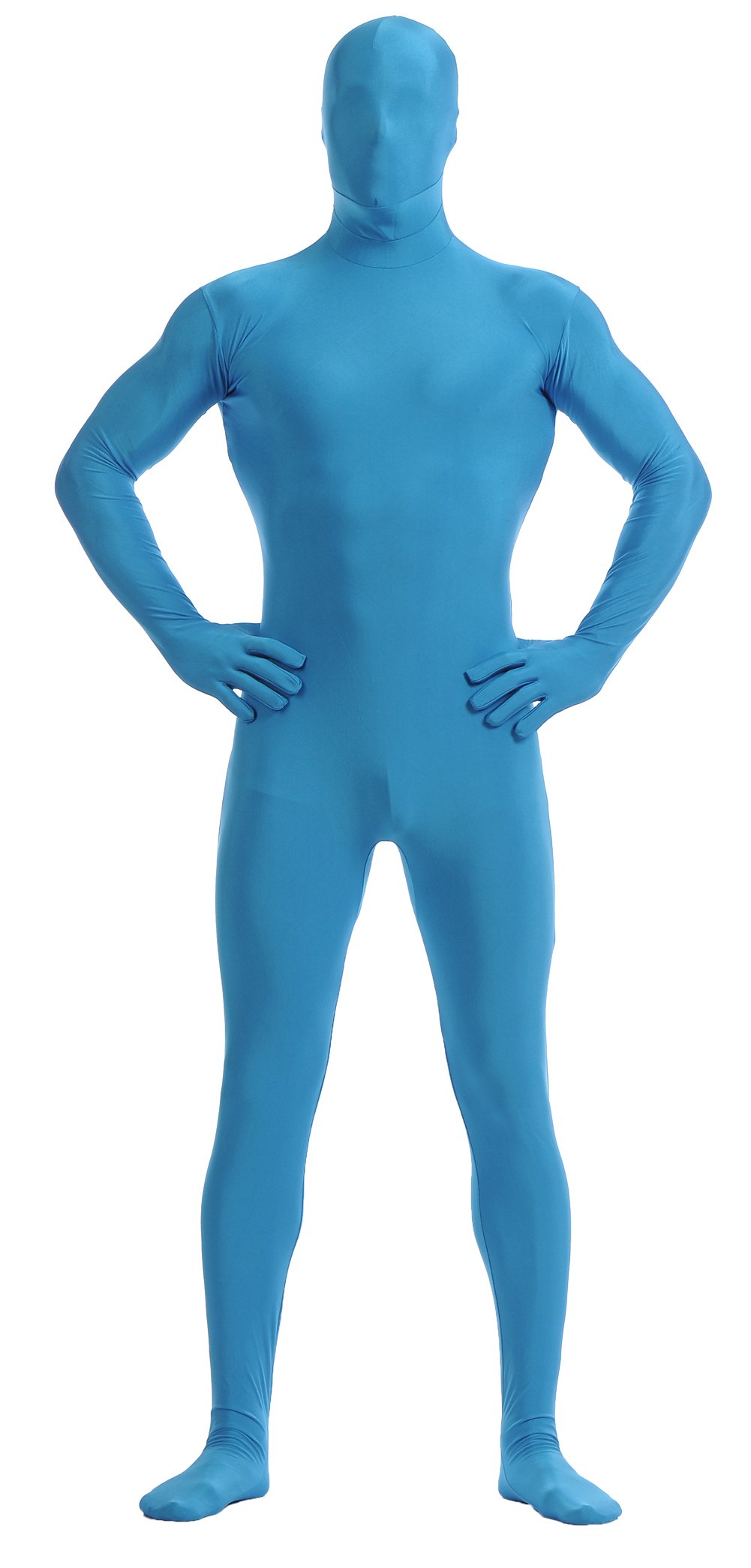 Ensnovo Mens Full Body Tights Suit Costumes Spandex Zentai Bodysuit