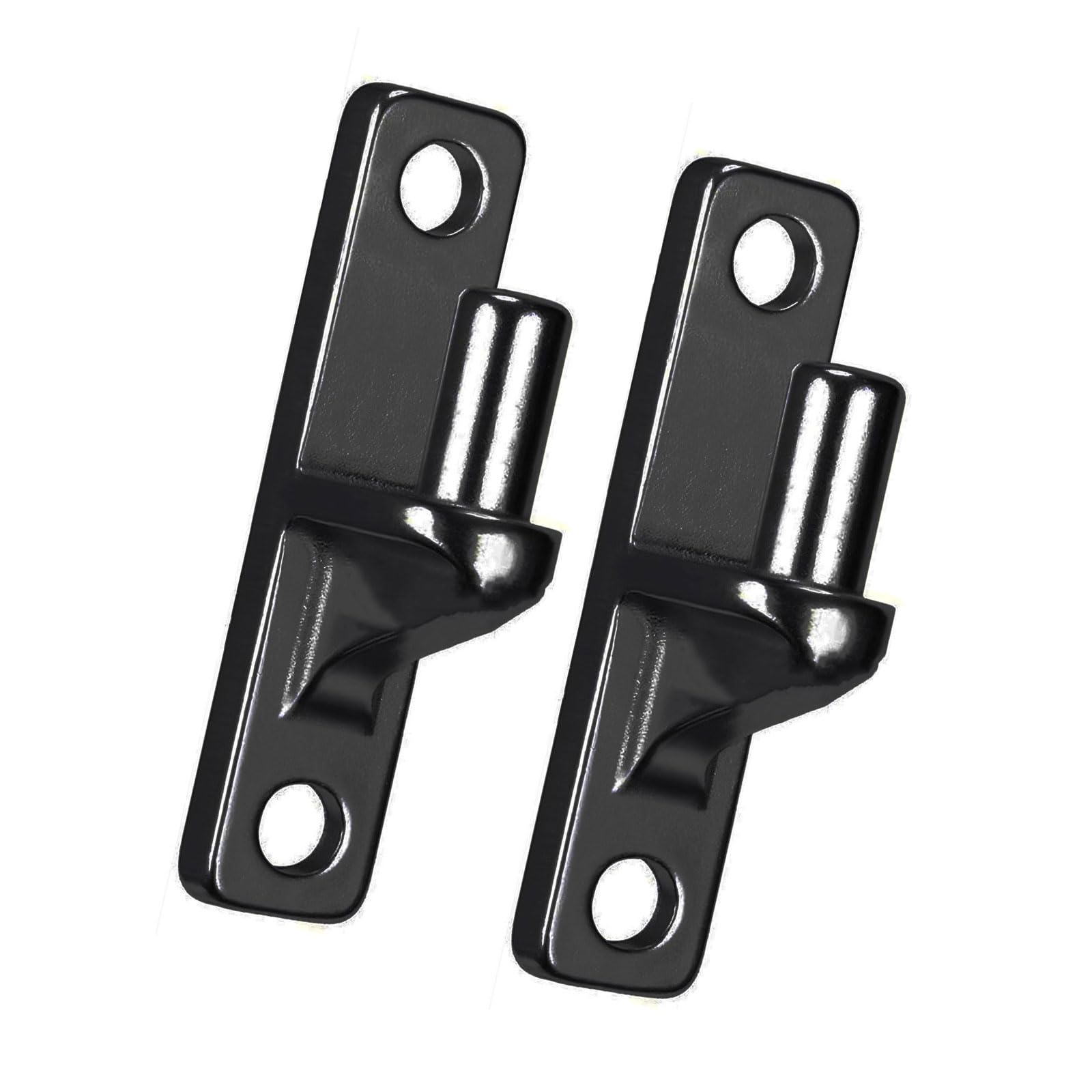of 1/2 / 4 Sturdy Wall Mount Gate Hinges for Outdoor Chain Link Fence Gate Construction with Stainless Steel Finish Hinges