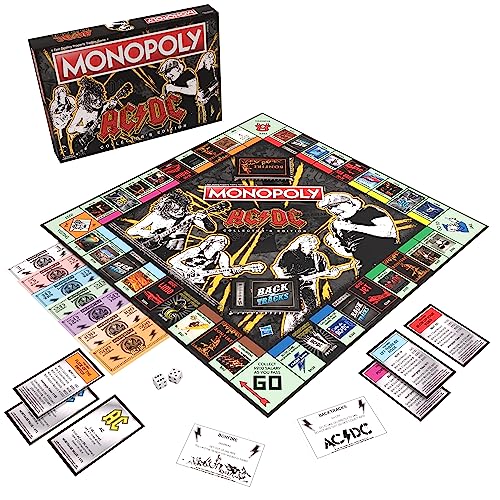 MONOPOLY AC/DC Juego de mesa edición coleccionista miniatura 3