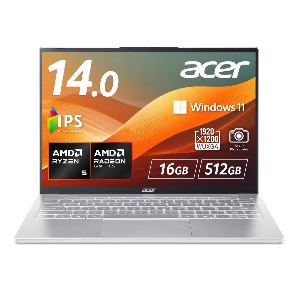 Amazon.co.jp: Acer Swift Lite 14 16GBメモリー 512GB SSD 14インチ