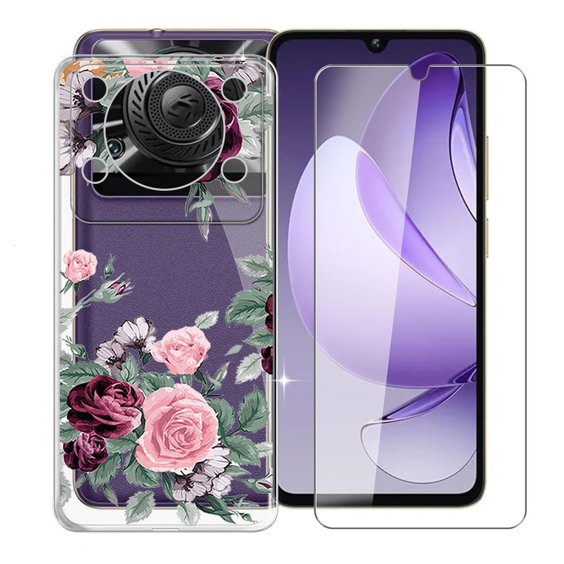 Coque Oukitel C60 transparente souple silicone avec etui antichoc - 8