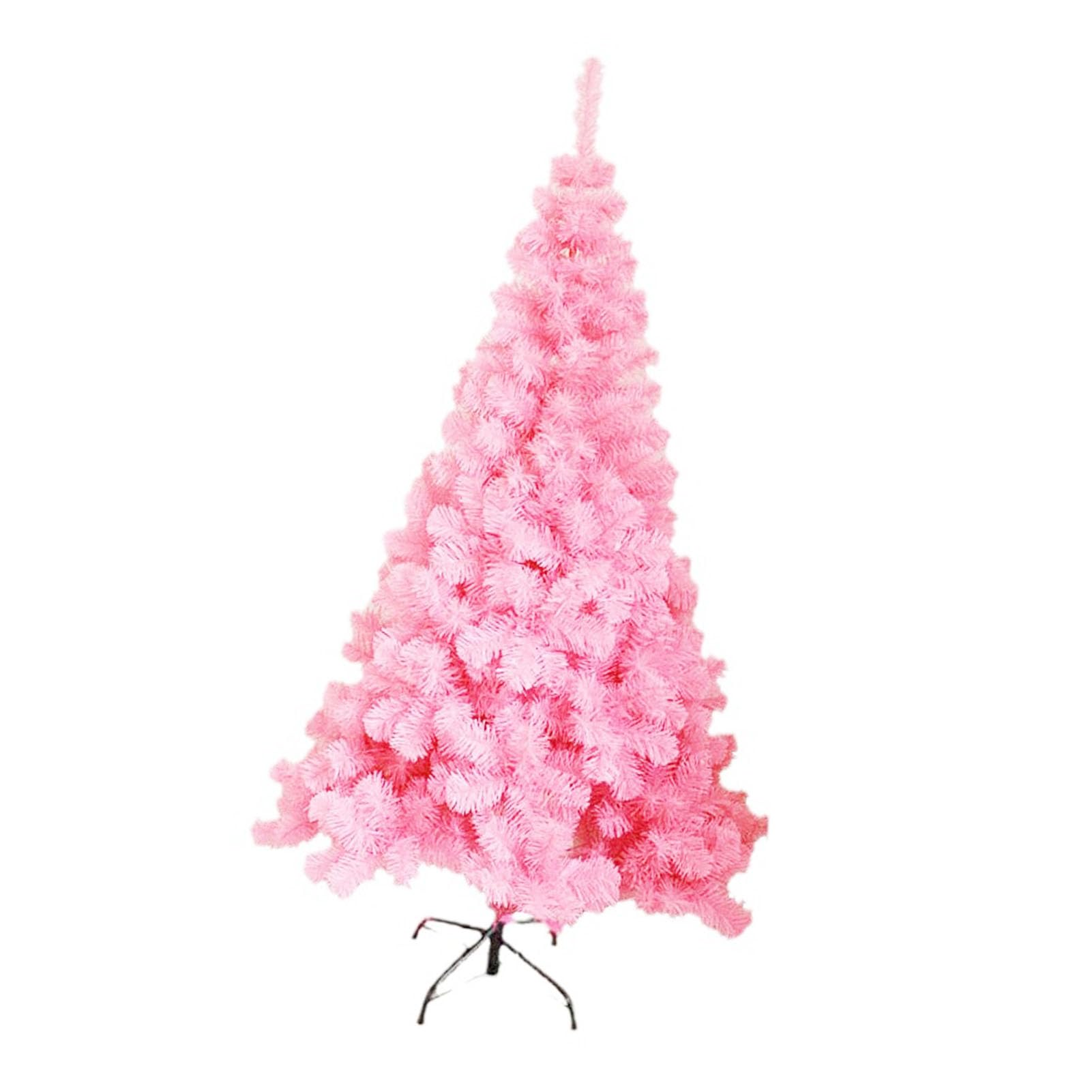 Árbol de Navidad Artificial Rosa de 6 pies |El PVC Retardante de Llama Elimina el Riesgo de Incendio |Decoración de Soporte Resistente para salón/jardín/Oficina |Árbol de Navidad (1.2m / 3.9ft)