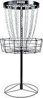 MVP Black Hole Pro HD Disc Golf Basket - 24 Heavy-Duty Chains, Portable PDGA Approved Target for Practice Anywhere