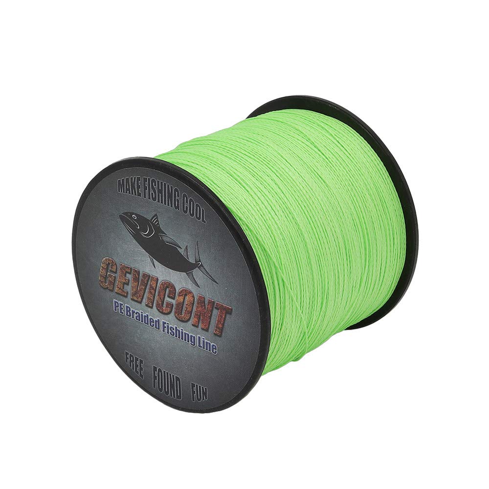 100 m - 109 m 10 lbs 0,12 mm fluorescencyjna zielona PE Dyneema pleciona żyłka wędkarska 4 sznurki