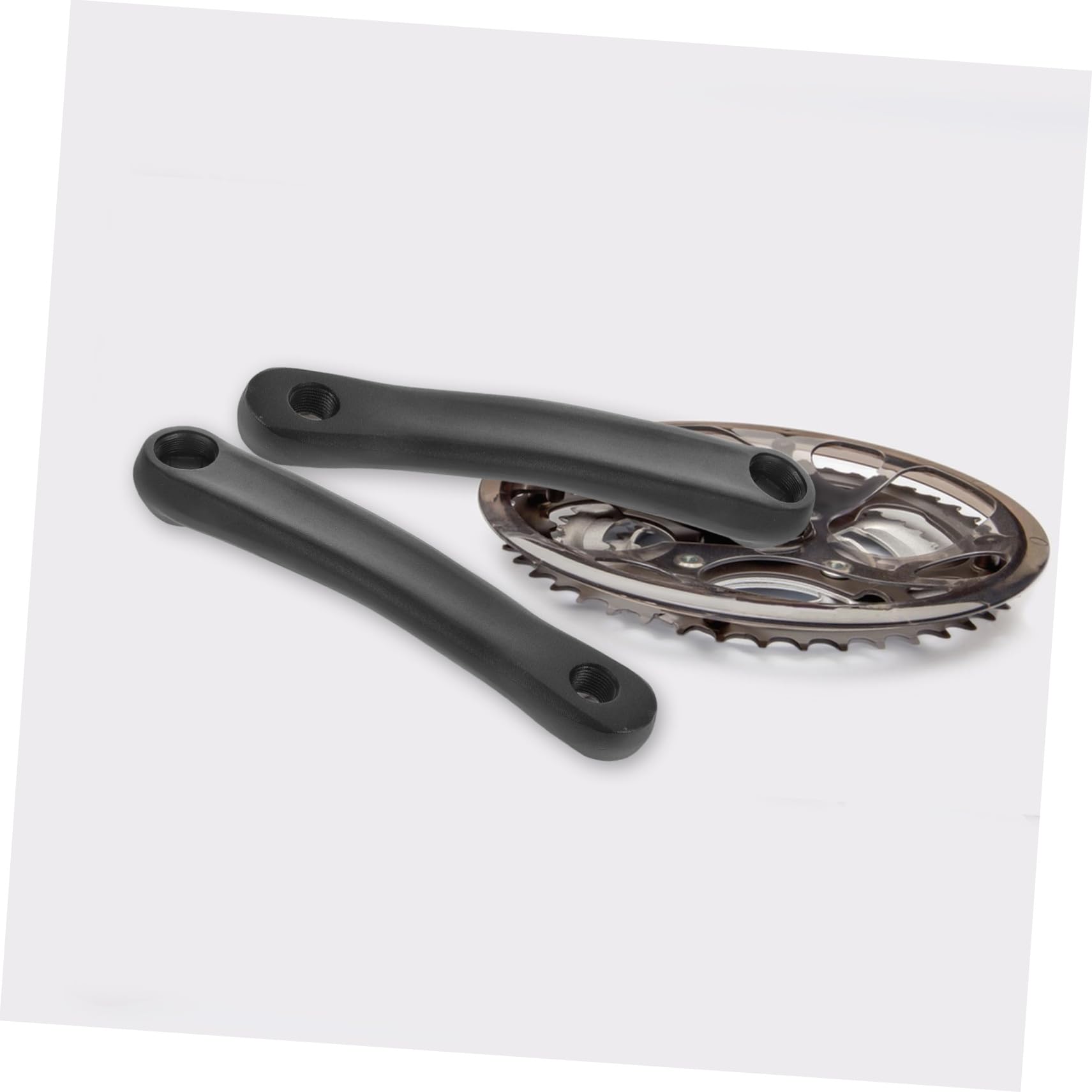 HEMOTON 2pezzi Pedivelle per Bici Braccio Pedivella Compatibile Mountain Bike Bicicletta da Strada Bici Elettrica Foro Quadrato Orizzontale Realizzato in Metallo