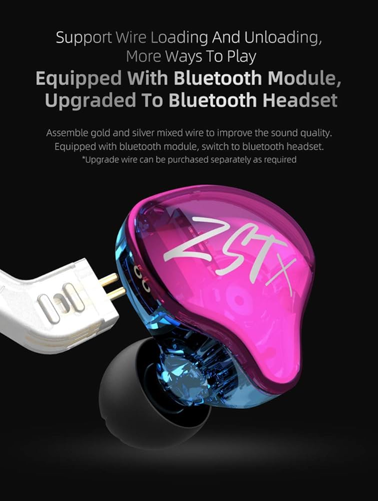 KZ ZST X インイヤーモニター アップグレード版 ダイナミック