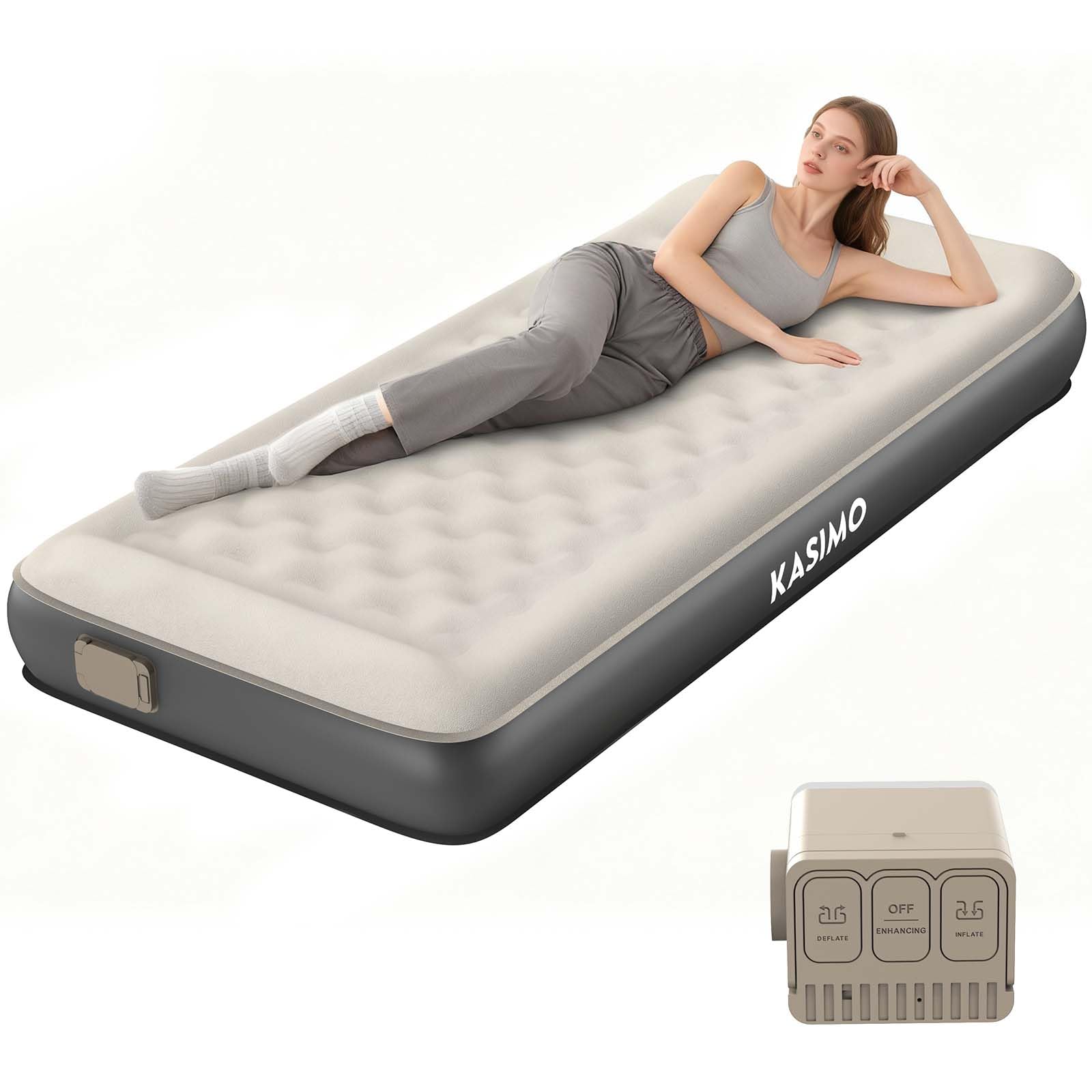Amazon.co.jp: KASIMO エアーベッド 電動エアーマット 電動ポンプ内蔵