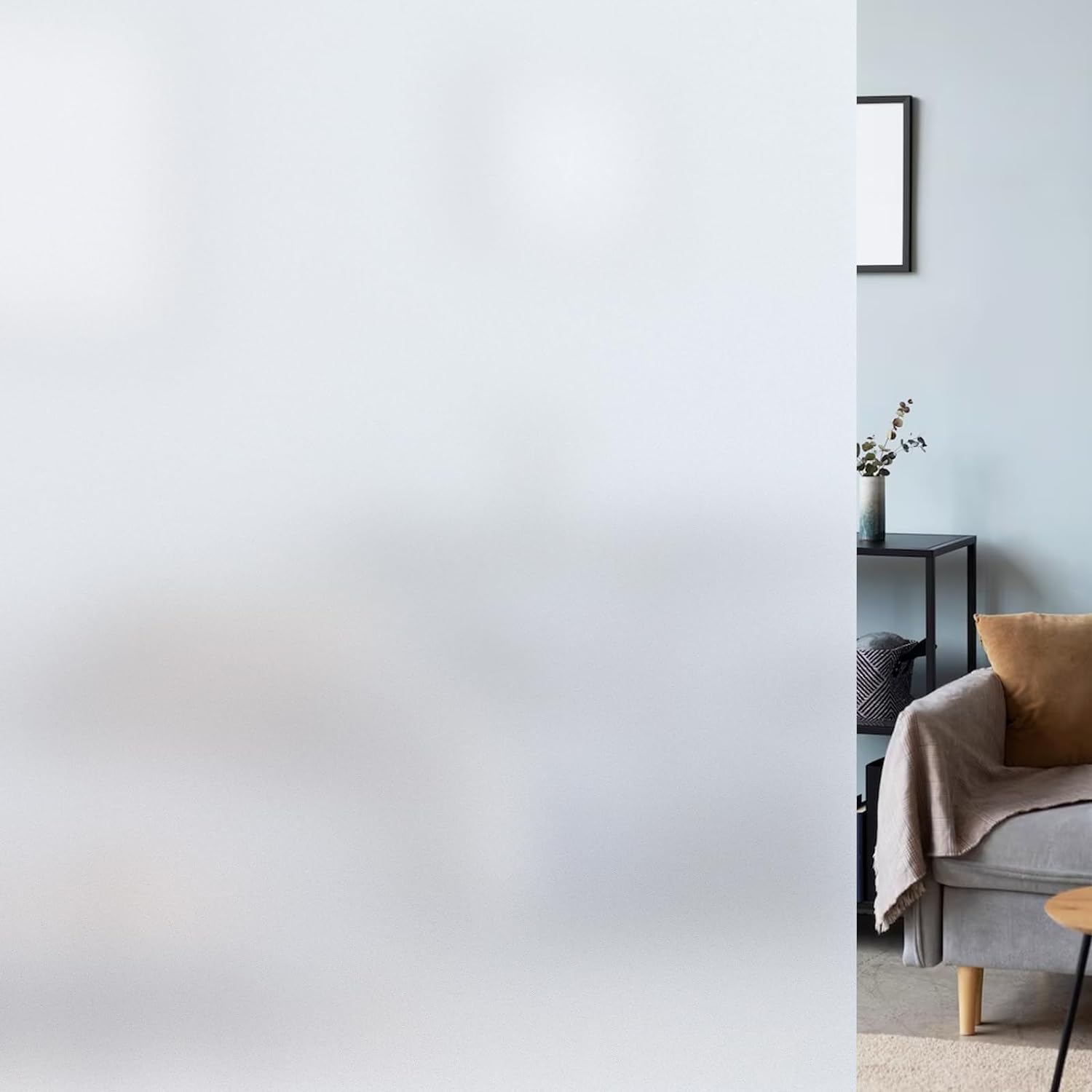 One Way Mirror Privacy Window Film Daytime Privacy Film,Heat Control Anti UV Reflective Window Tint for Home and Office (20 X 55 inch, Frosted)