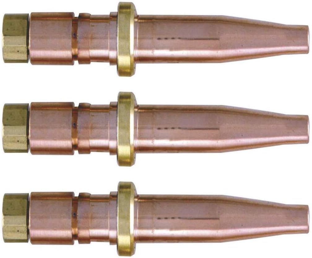 Lot of 3 Smith Style Acetylene Torch Cutting Tips SC12-0, SC12-1, SC12-2