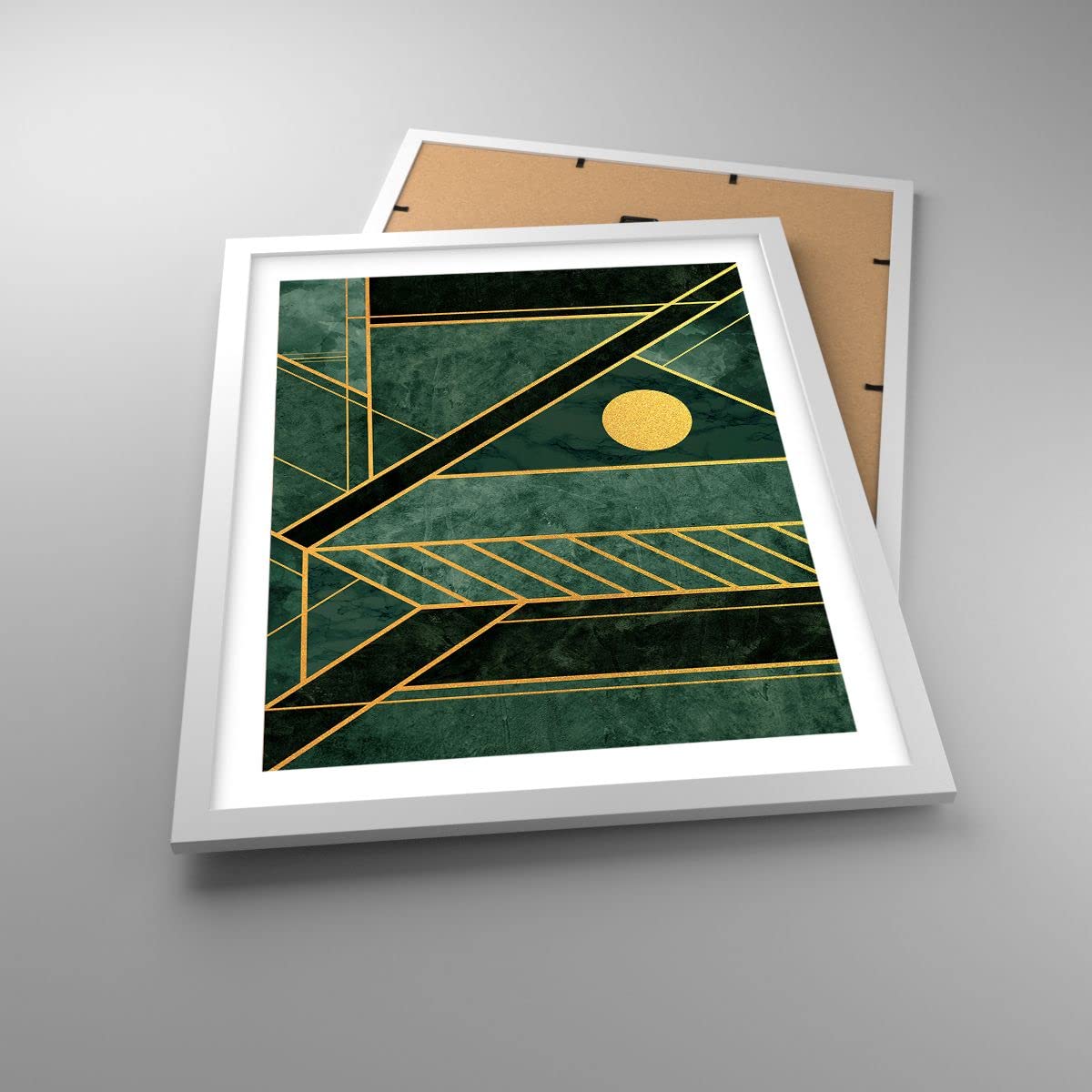 ARTTOR Stampa da Parete Cornice Bianca 40x50 cm Astratto - 4797 - P2W