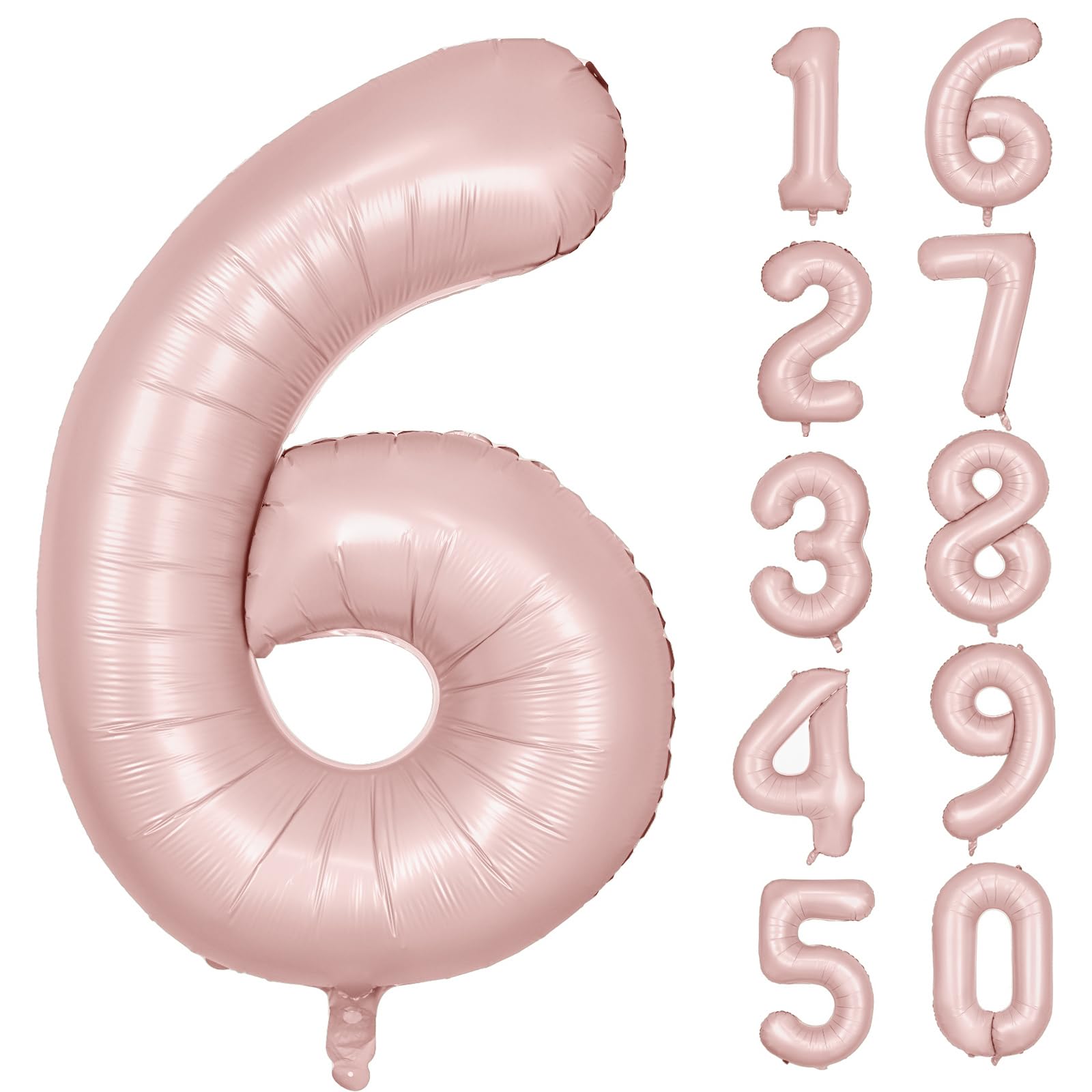 Red 0 balloon 40 Inch Giant Helium Foil Number 0 to 9 Red Balloon Birthday Wedding Party Digital Decorations (Number 0) — view 383