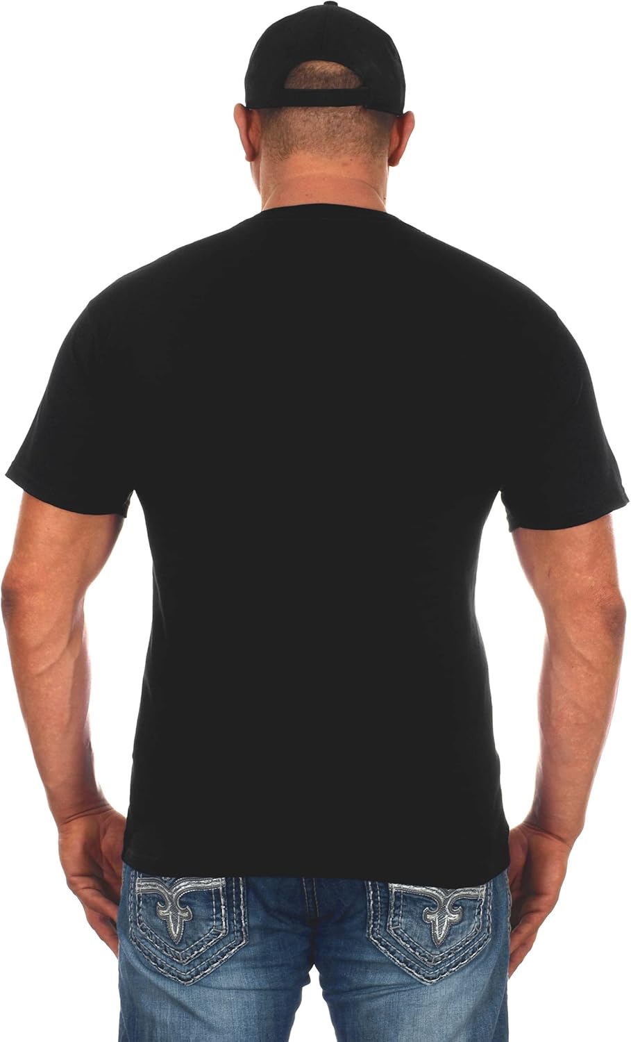 Men's Cummins Diesel Distressed Stars & Bars Crew Neck T-Shirt - Image 2