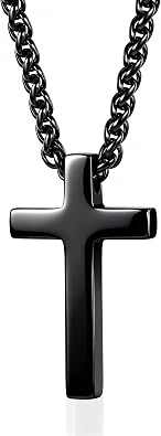 Cross Necklace for Men 316L Stainless Steel Pendant