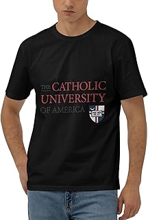 The Catholic University of America Men's Short Sleeve Tees, Moisture Wicking, Odor Protection T-Shirt