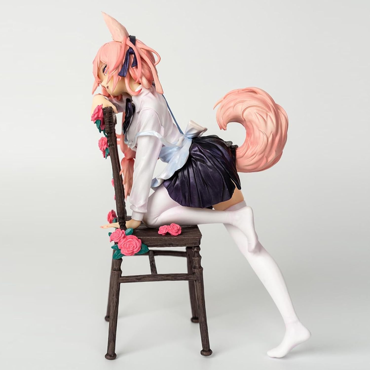 Zatanend Anime Girl Figure Rabbit FLOVA 1/7 Collection Doll Gift Model Toys No Box