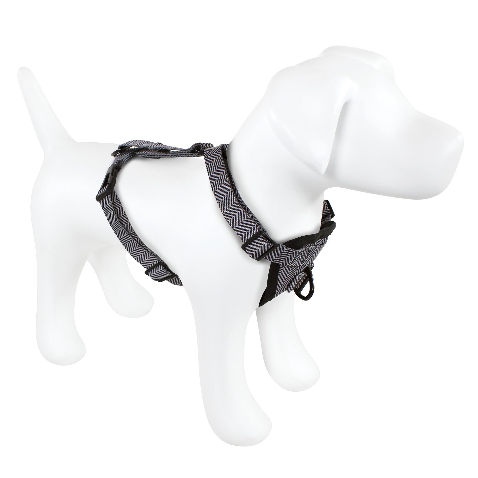 Luvable Friends Dog Pet Harness, Herringbone, Medium
