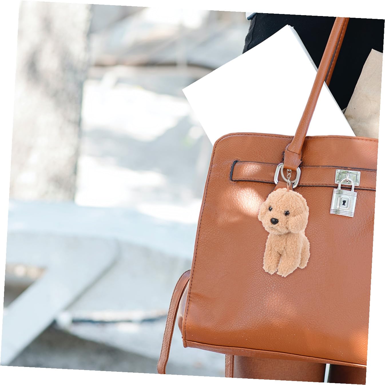 VALICLUD Schlüsselanhänger Hund Plüschanhänger für Taschen Rucksäcke Multifunktional Robustes Material für Hundeliebhaber Dekorative Praktische Ergänzung