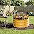 ZXZYHFTY Round Galvanized Raised Garden Bed kit,Yellow Outdoor Garden Raised Planter Box, Round Large Metal Raised Garden Beds for Vegetable 2 * 2 * 1ft 2 Pcs