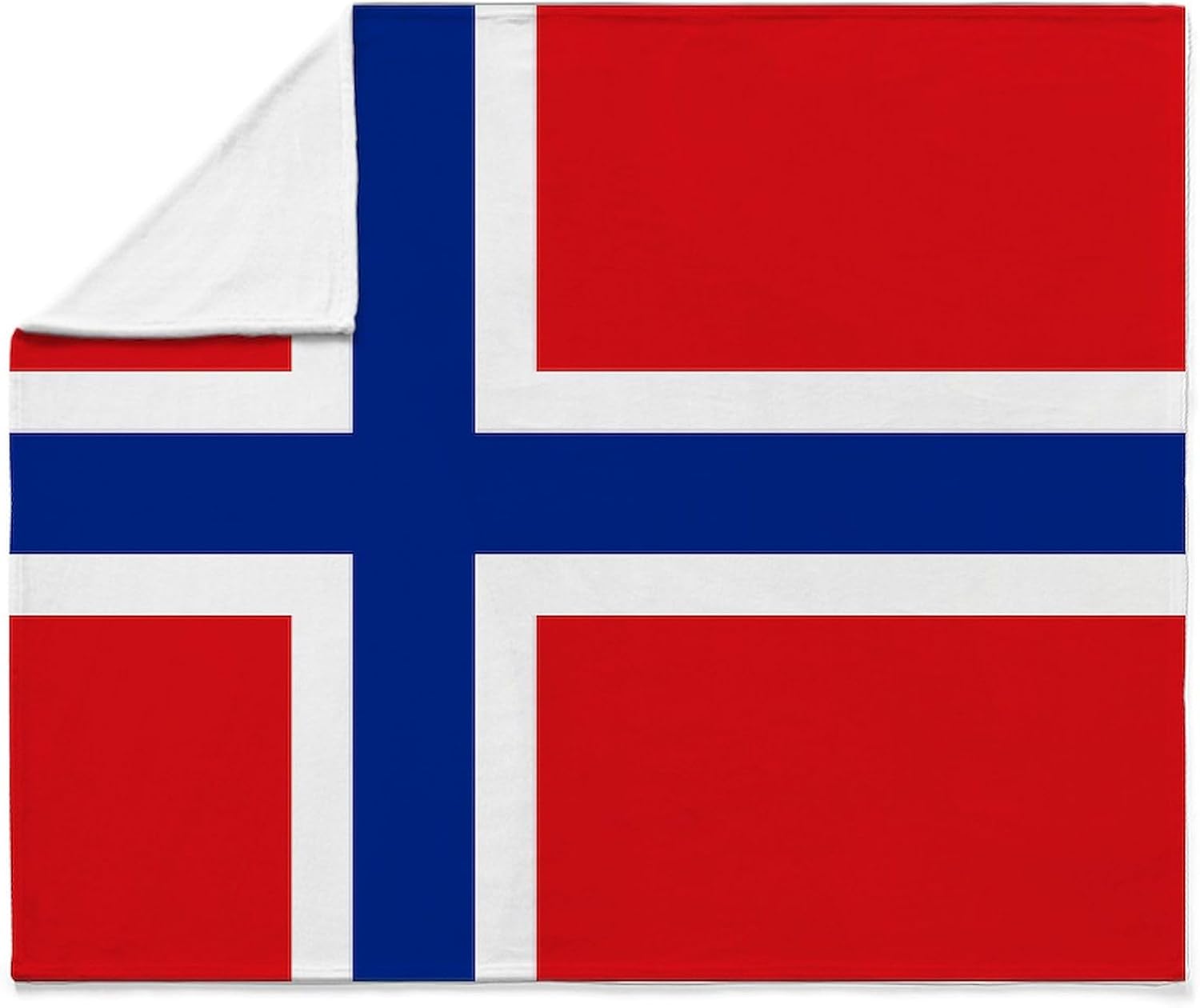 CafePress Norway Flag Throw Blanket Super Soft Fleece Plush Throw Blanket, 60"x50"