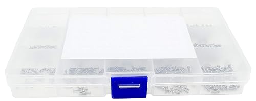 Miniatura 6 de Kit surtido de tornillos de máquina pequeña Phillips de acero inoxidable M1 M1.2 M1.4 M1.6 M1.7 de 15 tamaños métricos M1 M1.4 M1.6 M1.7