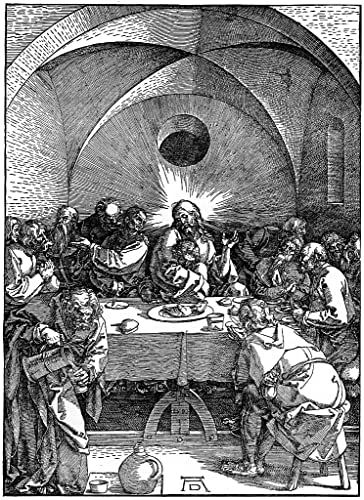 Affiche Toile la Dernière Cène Albrecht Dürer, idée cadeau d'art