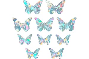 GORGECRAFT Glass Decals Prism Sun Catcher Window Clings