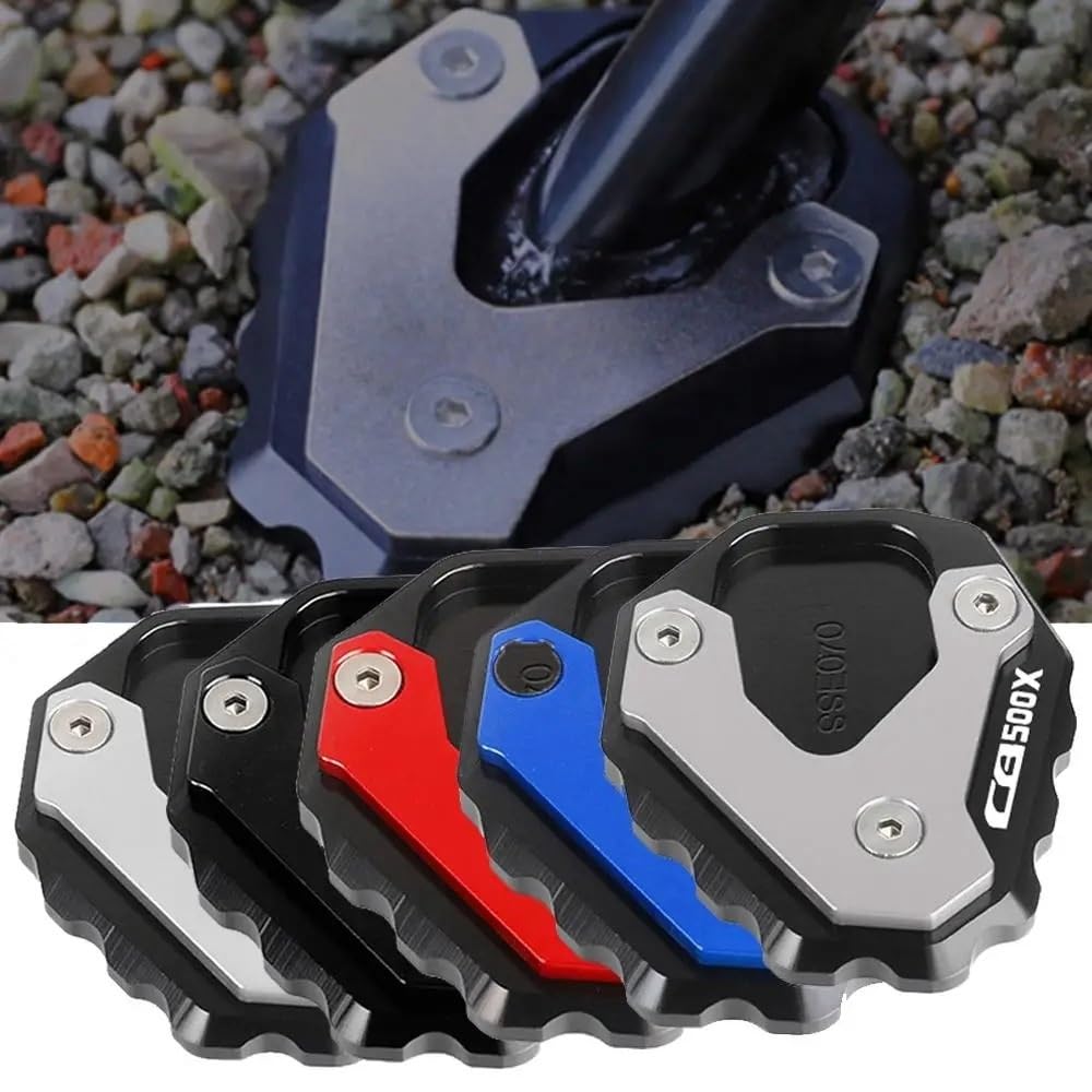 Allargatore Piede Cavalletto Laterale Per Honda CB500X (2017-2022) E CB400X (2021-) – Piastra In Alluminio