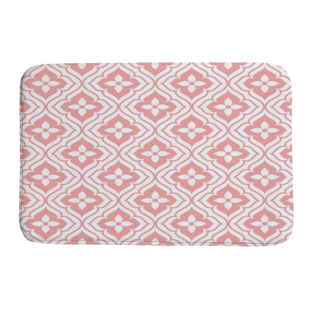 Tapis de douche antidérapant ultra absorbant en polaire corail