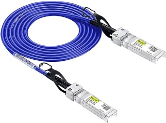 10Gtek [Dark Blue Colored 10G SFP+ DAC Cable - Twinax SFP Cable for Cisco SFP-H10GB-CU1M, Meraki MA-CBL-TA-1M, Ubiquiti UniFi, D-Link, Fortinet, Supermicro, Netgear, 1-Meter3.3ft