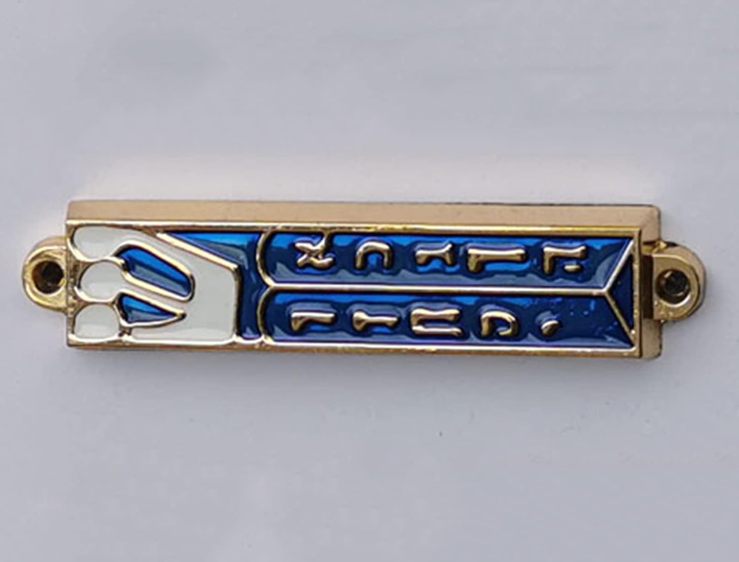 3 pcs Jerusalem Mezuzah for Door Pendant Star of David Ten Commandments Israel Mezuza Commemorative Gifts for Jewish Travel 4 inches