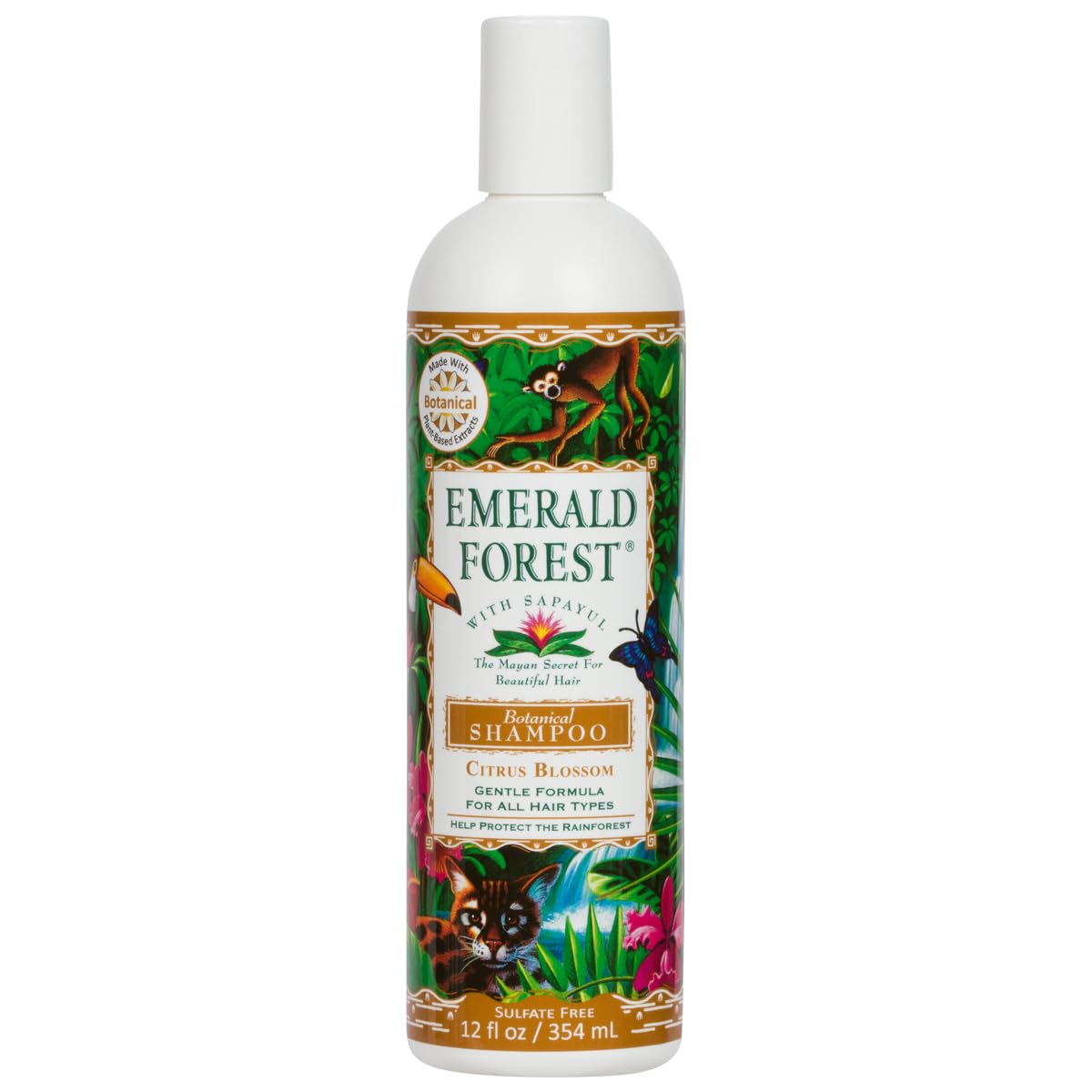 Emerald Forest Botanical Shampoo with Sapayul, Citrus Blossom - 12 fl oz