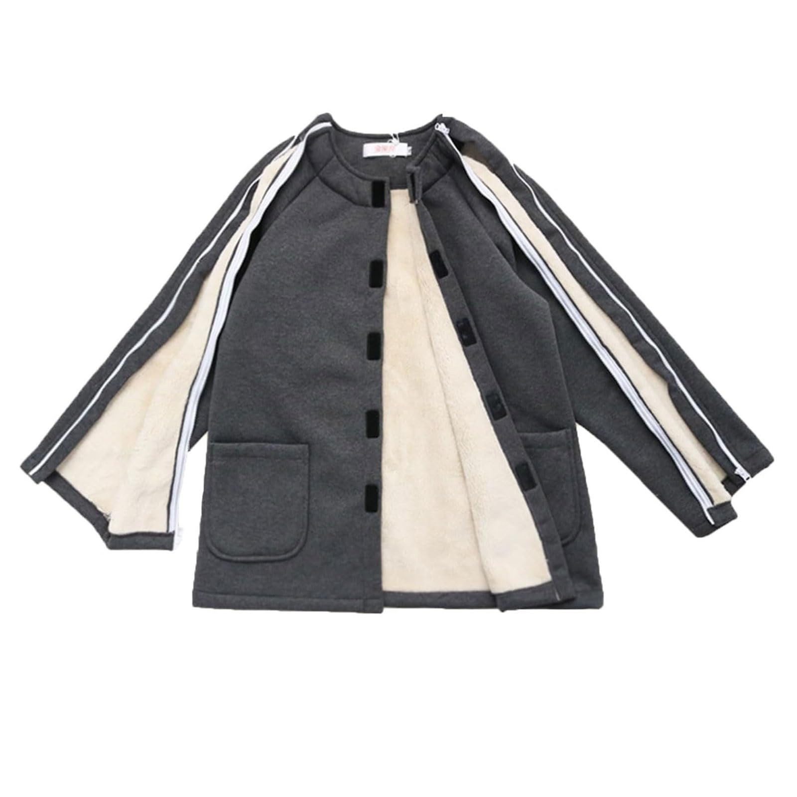 Pantaloni for pazienti con cerniera facili da indossare, in cotone, for uso medico, for anziani e allettati, for riabilitazione chirurgica e infermieristica