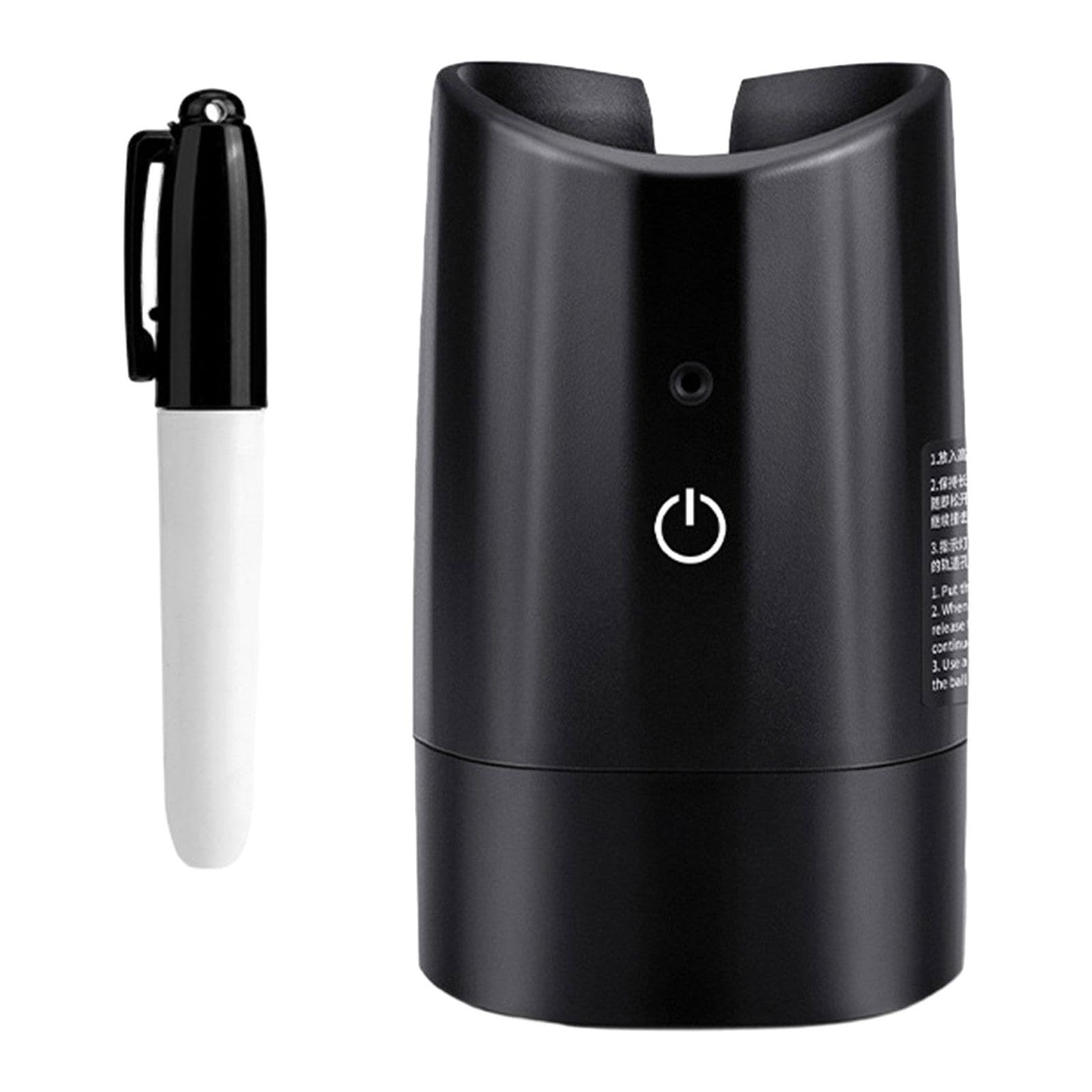 Golf Ball Liner Drawing Tool,Electric Finds Center Alignment Set,Golf Ball Marker Stencil Golf Ball Spinner Balancer Automatic Golf Electric Scriber for Golf Lovers