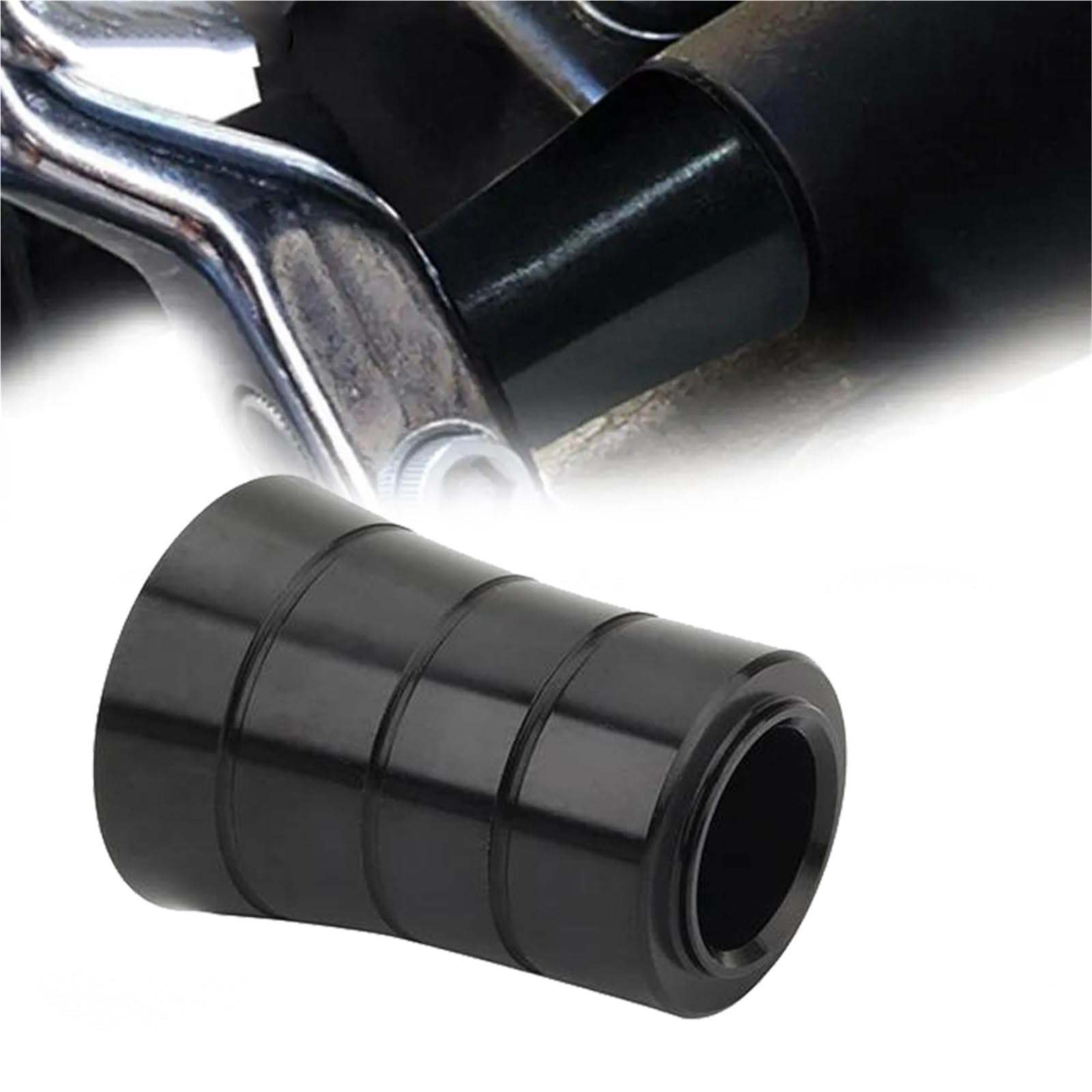 YUNJMYL Heel Shifter Eliminator for Harley Street Glide Freewheeler FLRT Tour CNC Motorcycle Black/Chrome Shift Lever Shaft Spacer